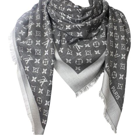 louis vuitton scarf women's black